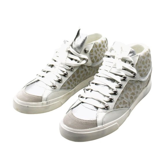 Marc Fisher Womens Merin 3 Leather Lifestyle Casual and Fashion Sneakers - Picture 4 of 8